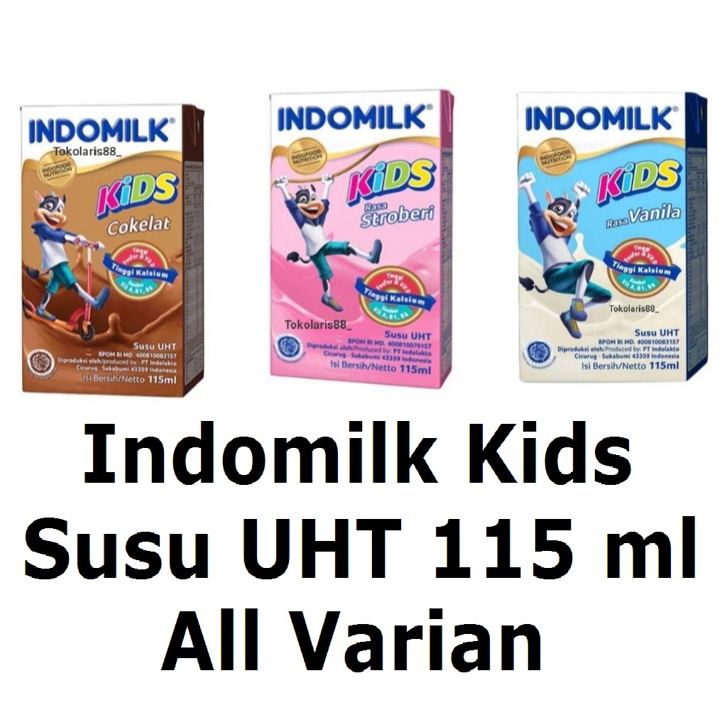 

Indomilk Kids Susu UHT 115 ml All Varian #IDF