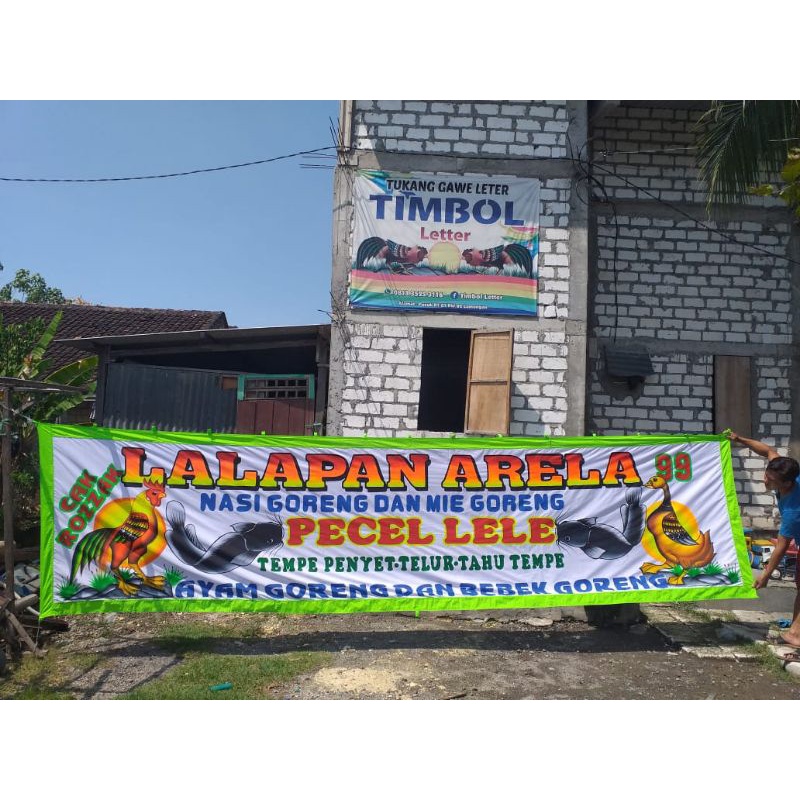 SPANDUK LETTER LUKIS MURAH KHAS LAMONGAN