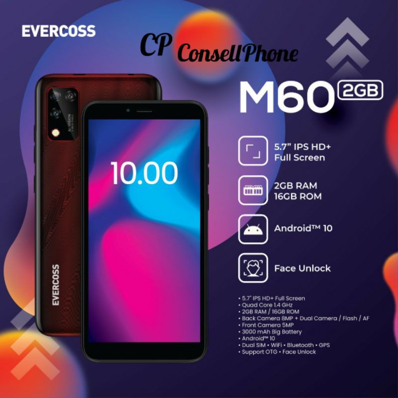 Evercoss M60 2/16 Garansi Resmi | Shopee Indonesia