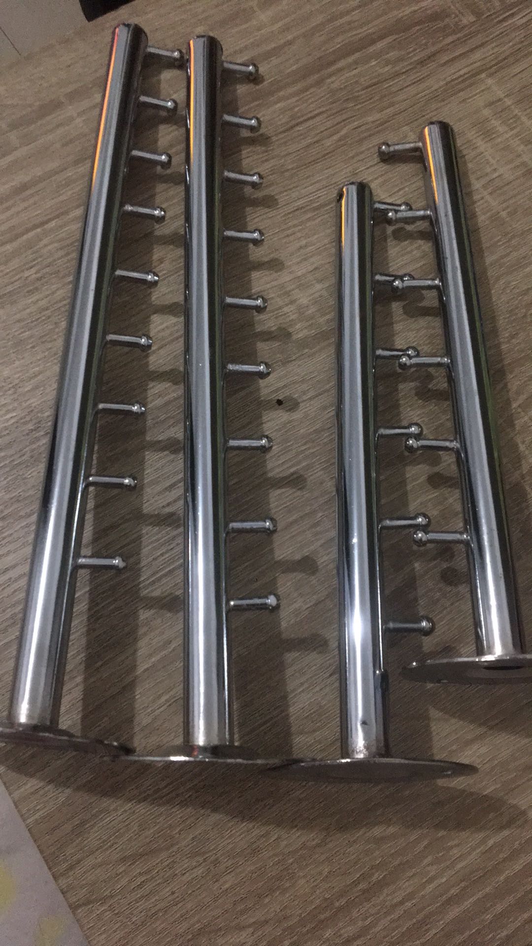 Suling Tembok Lurus 9 Paku / Gantungan Baju Suling Tembok Lurus 9 Paku