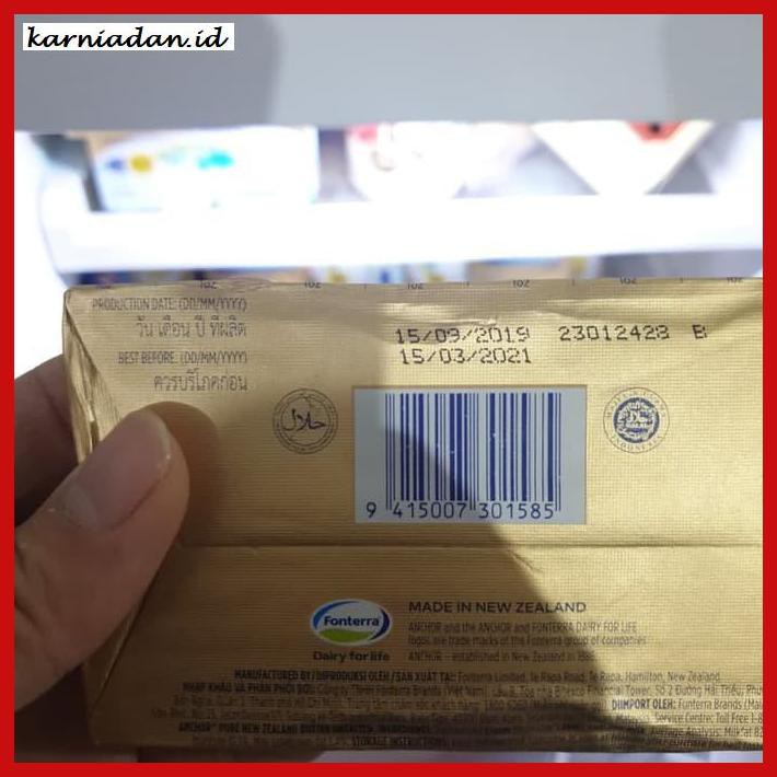 

Rettubagetnem- Anchor Unsalted Butter Pagts 227 Gr Mentega New Zealand -Asli-Slii.