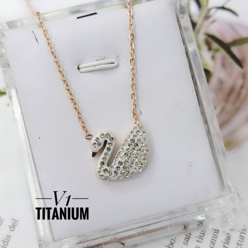 Titanium kalung wanita cantik a33