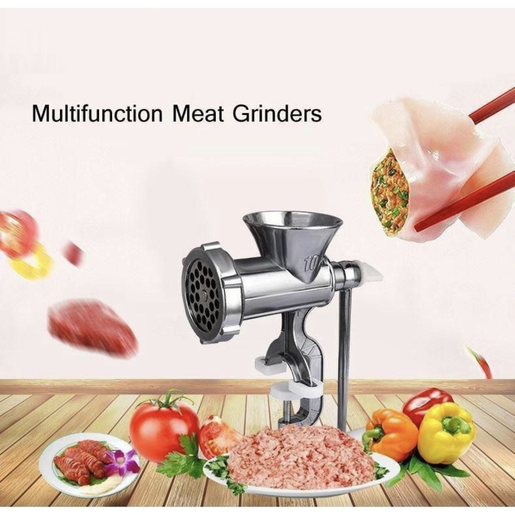 [BISA COD] PROMO Gilingan Daging Manual Penggiling Daging Multifungsi Meat Mincer Anti Karat Murah