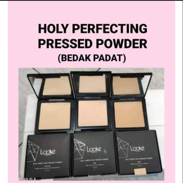 Lacoco Looke Holy Perfecting Pressed Powder - looke  Bedak Padat Nasa