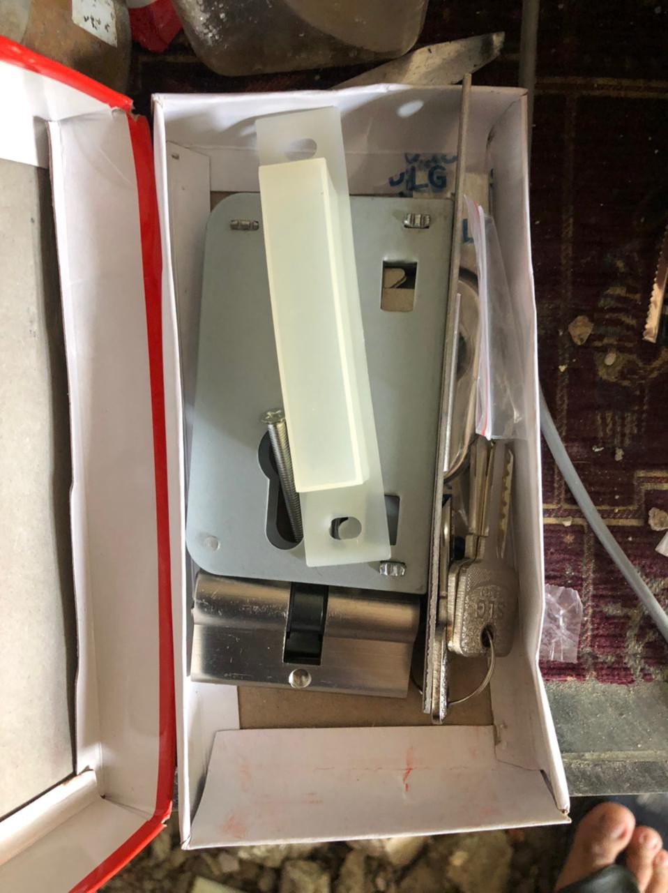 Kunci Pintu Sliding Kait Body Lebar 65 Mm Good Quality