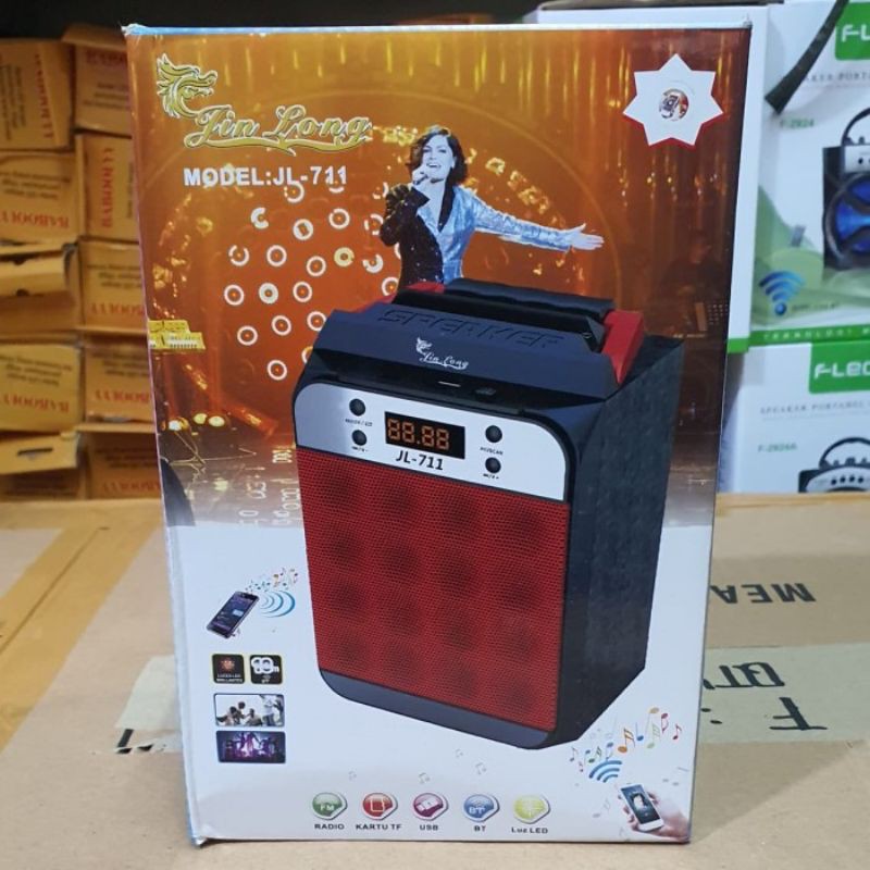 Speaker suara bass mantap Speaker Bluetooth Jinlong JL 711