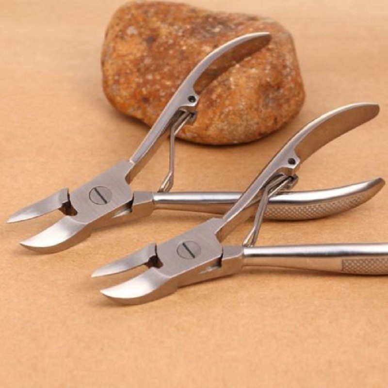 Bisa COD Alat Kecantikan Gunting Kuku Kaki Toe Nail Clipper Foot Care - Silver