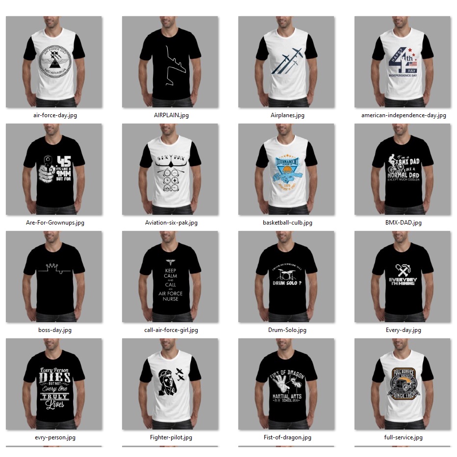 44 T-Shirt Designs