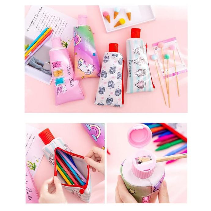 

TP0050 Tempat Pensil Toothpaste Odol Pencil Case / Tempat Kosmetik - cats SALE