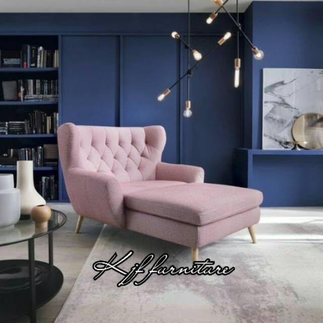 Sofa wing chair retro single
