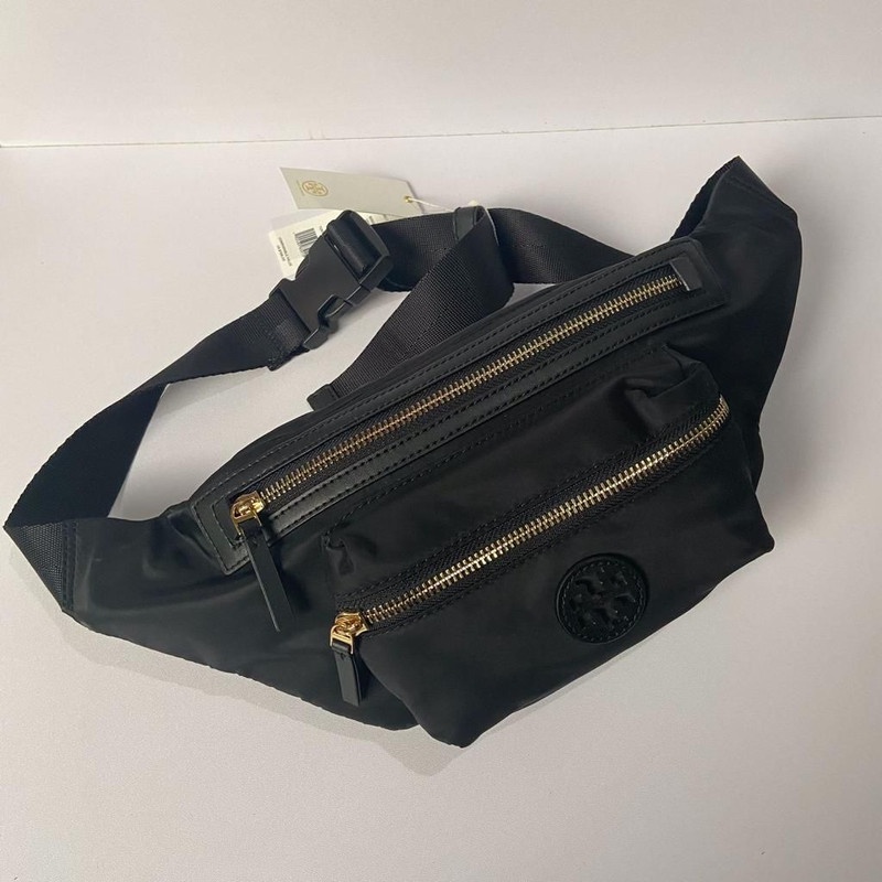 Tas Tory Burch Nylon belt bag Black