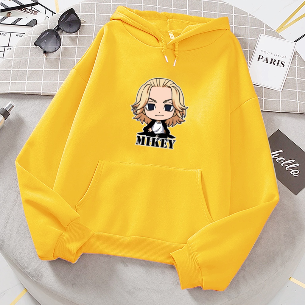 Sweater hoodie anak perempuan MIKEY suwiter anak cewek anime