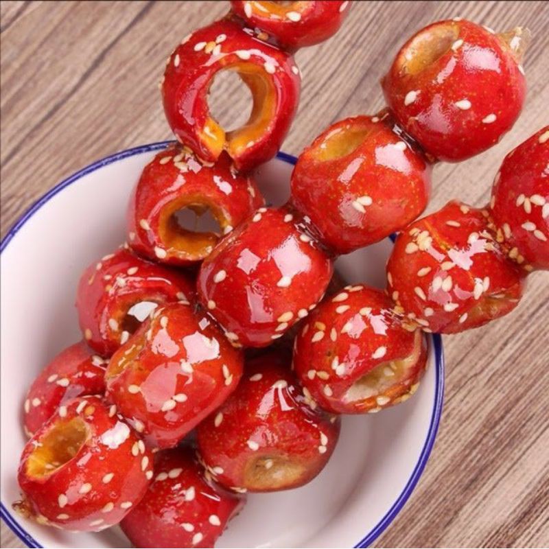 (HALAL) Hawthorn Berry 冰糖葫芦 25克 bing tang hu lu isi 25gram