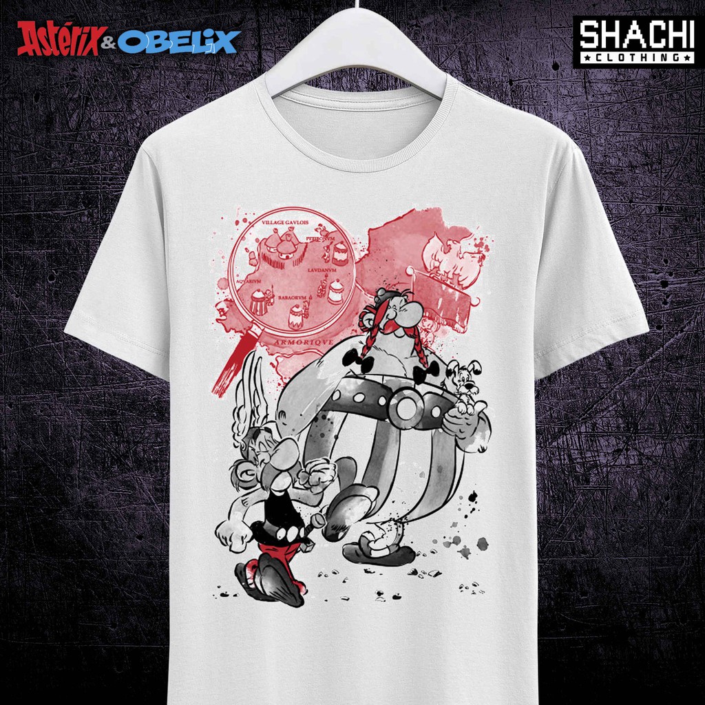 T Shirt Kaos Komik Jadul ASTERIX & OBELIX 13 - Premium White NSA