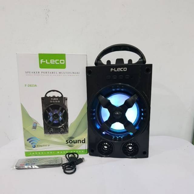 Speker portabel multifungsi fleco f 2923A