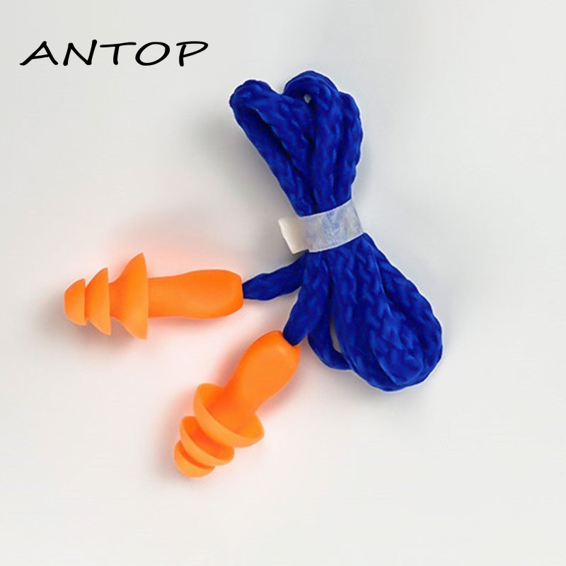 Anti-noise Wired Sleep Earplugs Christmas Tree Silicone Soundproof Ear Protector ANTOP