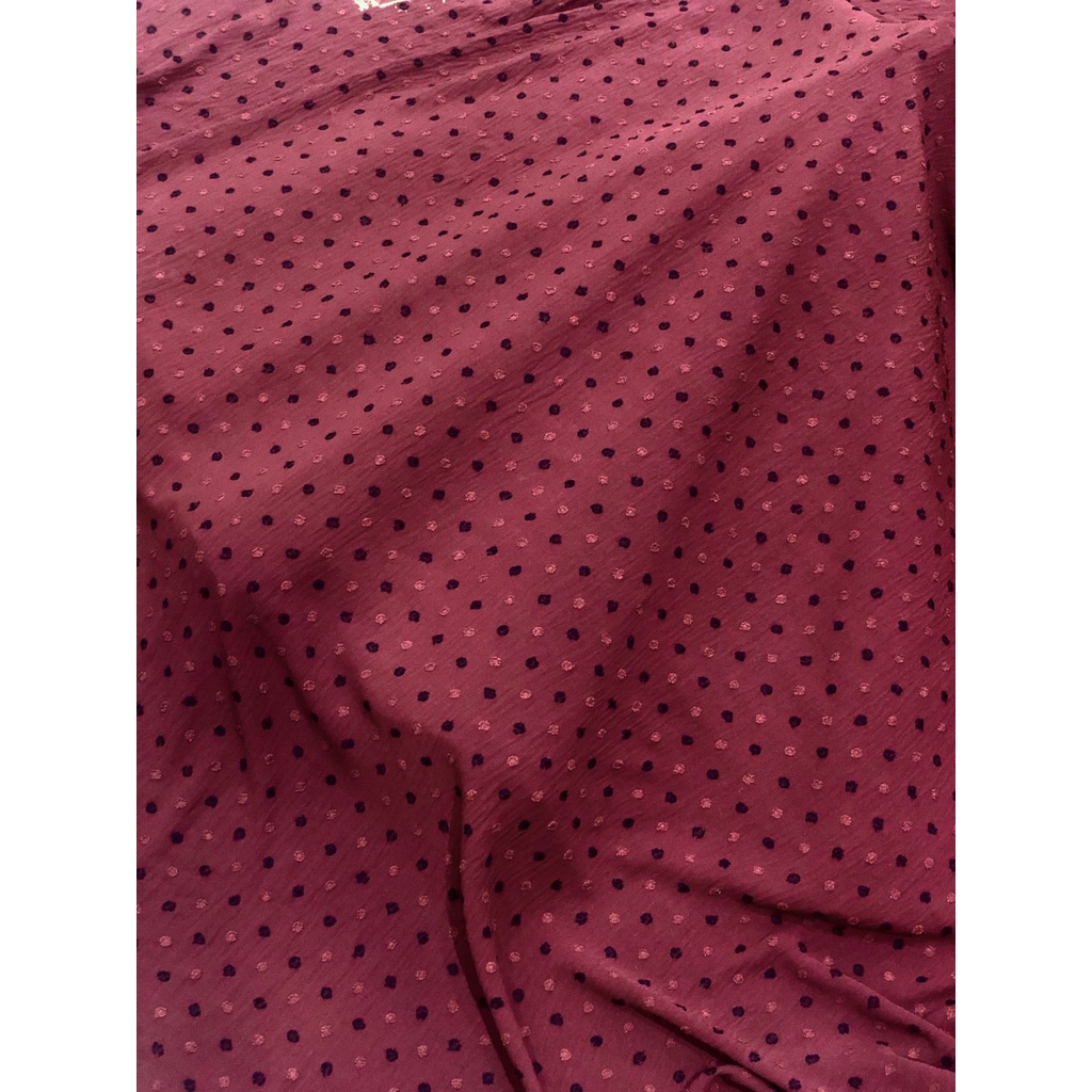 Kain Crinkle Uragiri Motif Bunga
