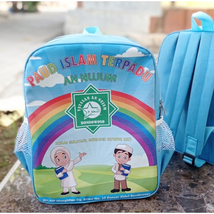 

Ransel / Gendong Custom Ukuran Anak SD
