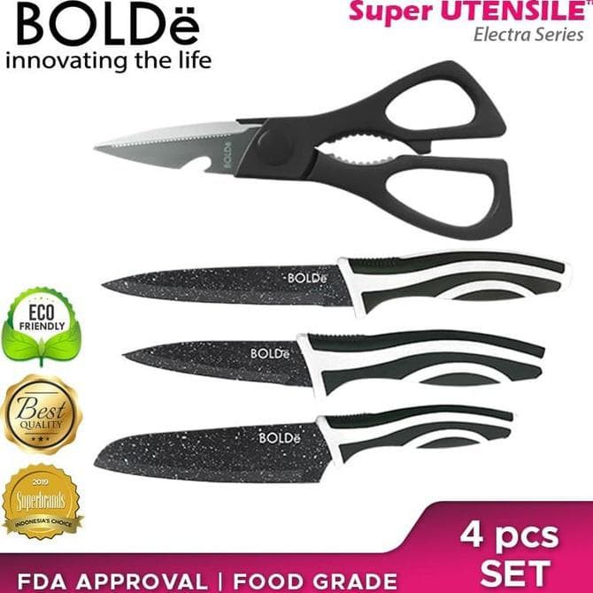 Bolde Super UTENSILE Pisau Set Electra series 4 pcs - Random