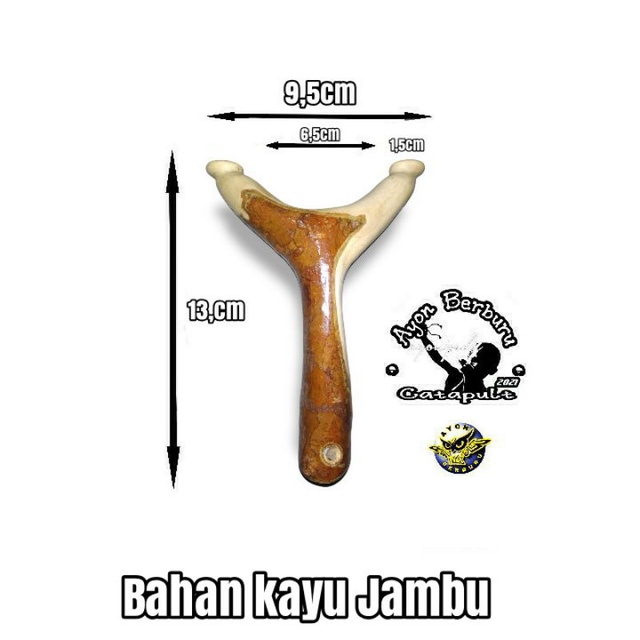 Ketapel OTT dari bahan kayu JAMBU BIJI/Ayon Catapult
