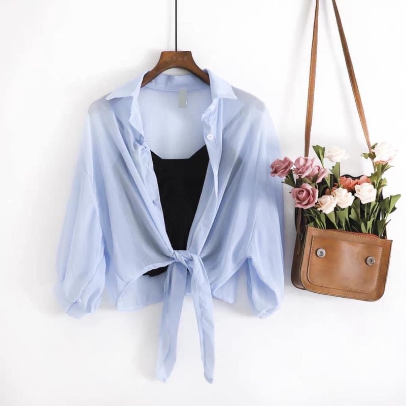 RD - SY FASHION HEM GIYOMI - KEMEJA WANITA BASIC TOP (S02)-4