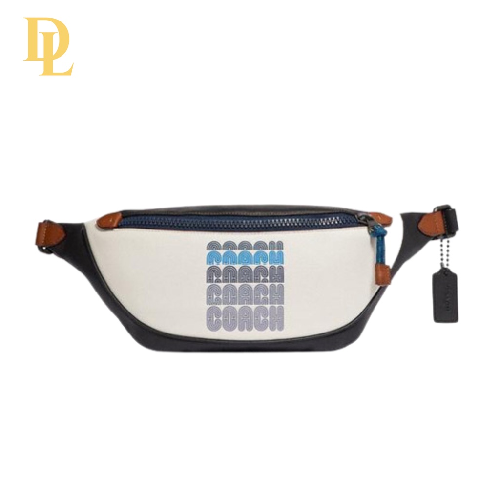 COACH WAISTBAG WHITE RIVINGTON IN SIGANTURE CANVAS