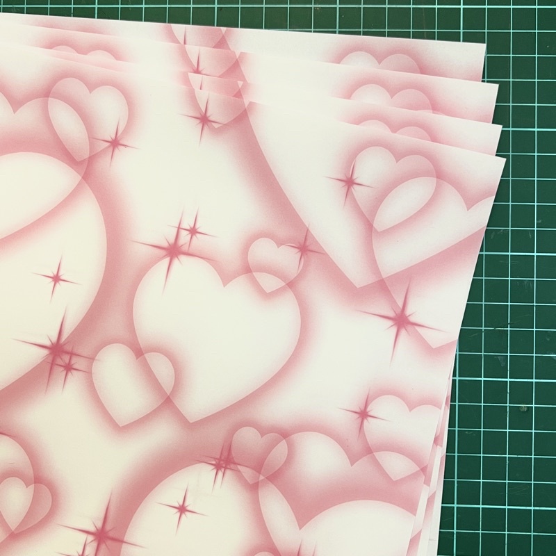 [sharing] nevertheless pink heart wrapping paper