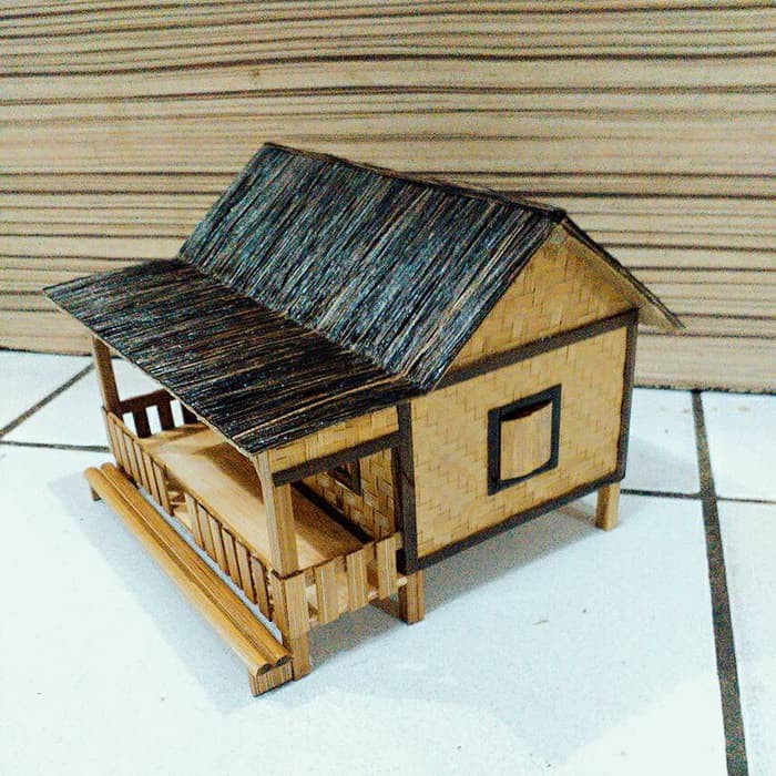 Jual Miniatur Rumah Adat Sunda Dari Bambu Di Lapak Modemku Mega Sarana Bukalapak