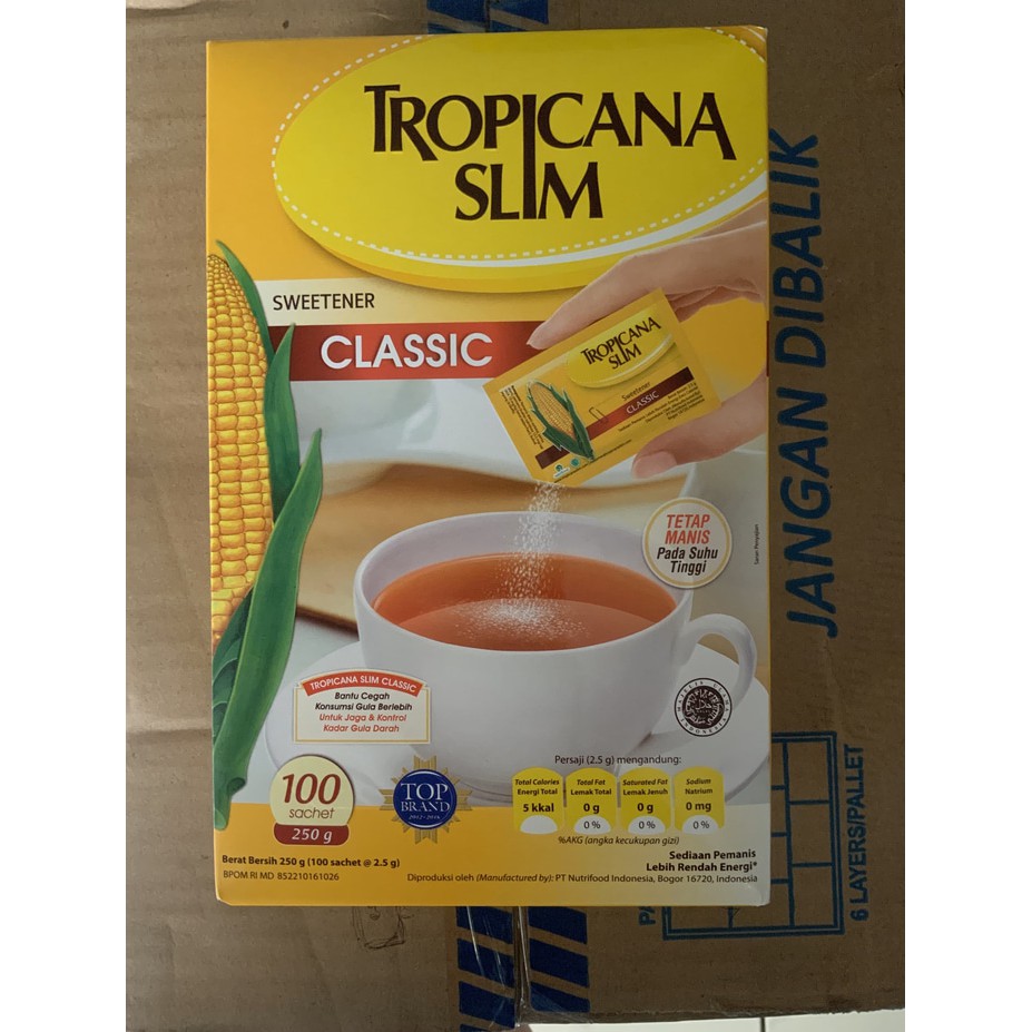 Tropicana slim classic isi 100