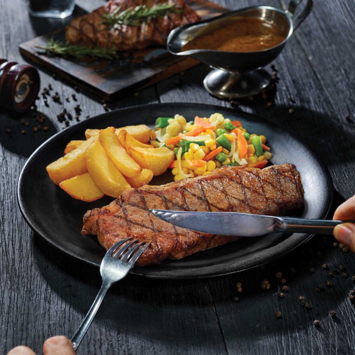 

Daging Sapi Segar/Has Luar/Striploin - ABUBA Steak Wagyu Sirloin 4-5