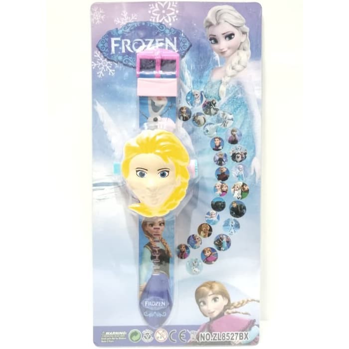 Jual Jam Tangan Digital Proyektor Jumbo Frozen Elsa Anak Perempuan Berkualitas