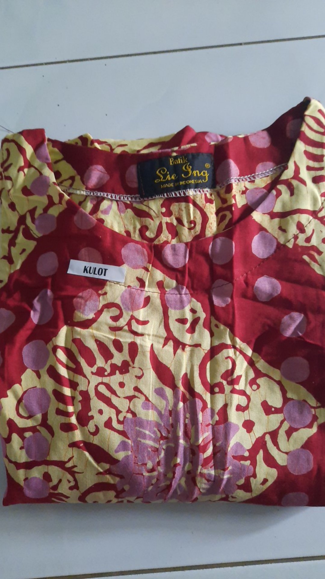 Setelan Lie Ing Kulot