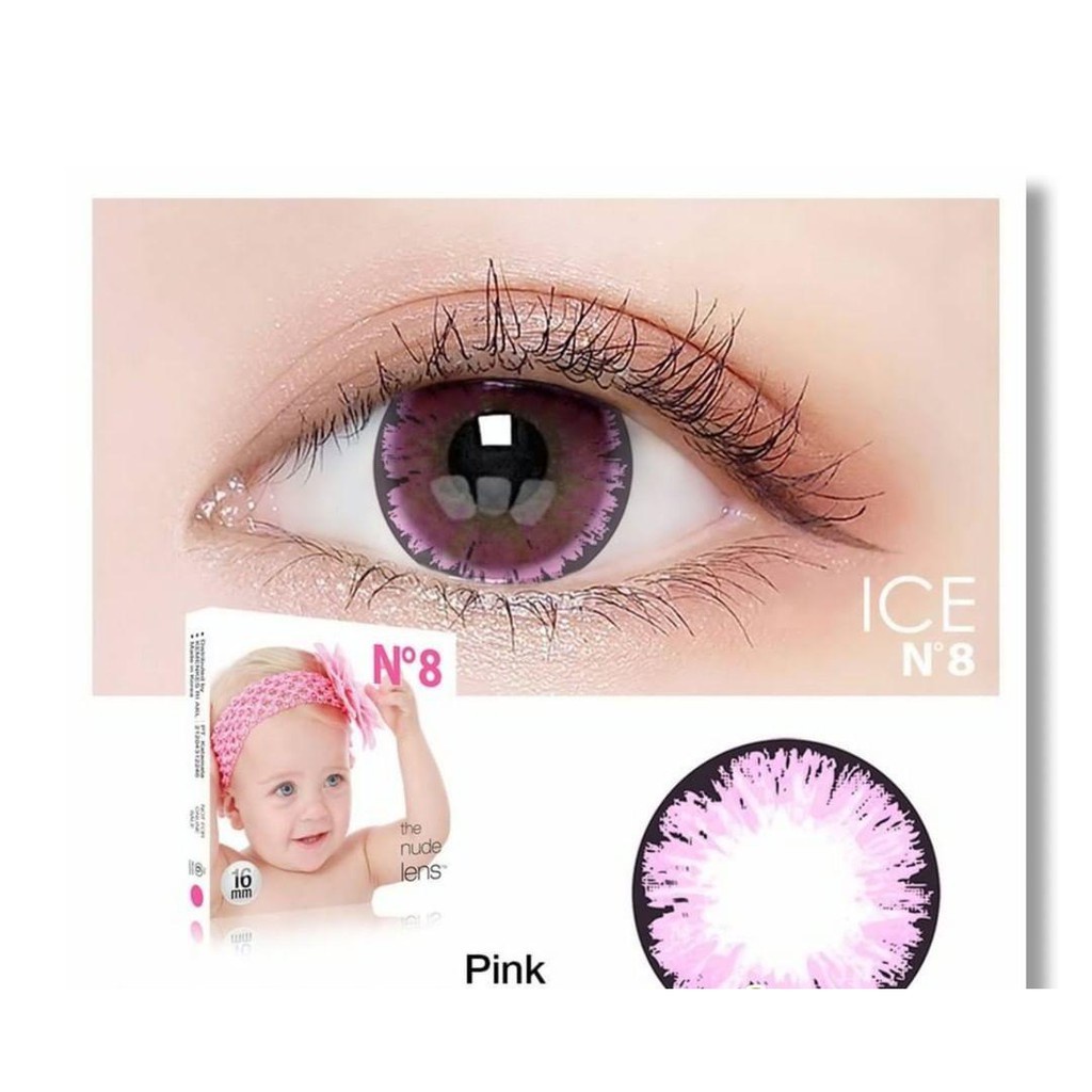 PAKET SOFTLENS N8 DIA 16MM + CAIRAN NICE LOOK 60ML + PINSET + LENSCASE / COD INSTAN SAMEDAY / LENSA KONTAK / PAKET MURAH