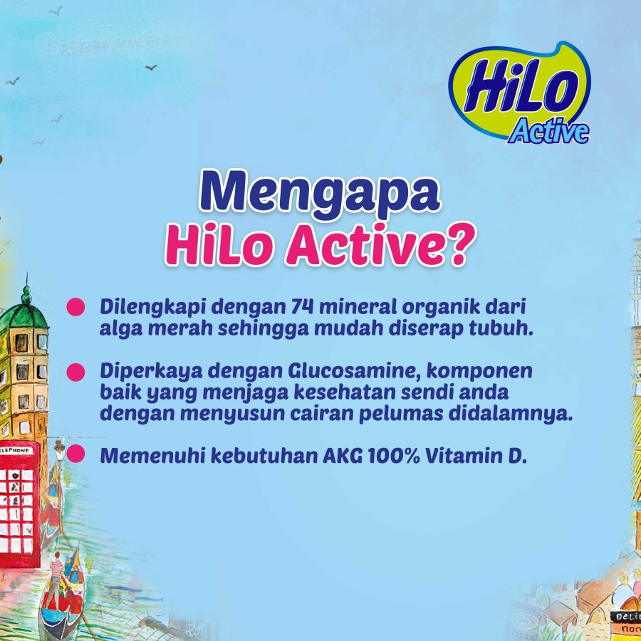 HiLo Es Ketan Hitam Kemasan Refill 500 gram