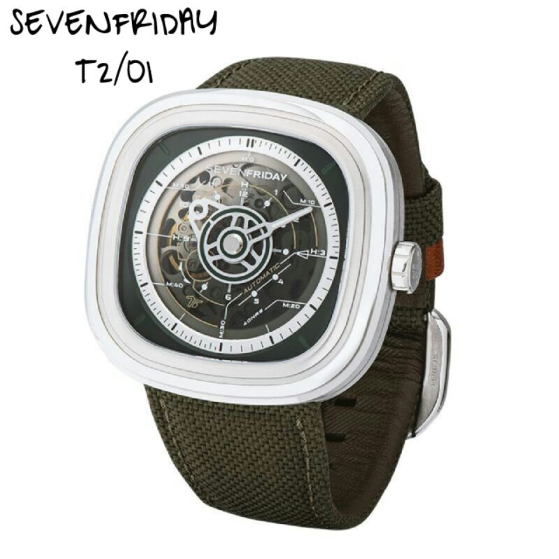 SEVEN FRIDAY JAM TANGAN PRIA GRATIS BOX ORI DAN TALI RUBBER