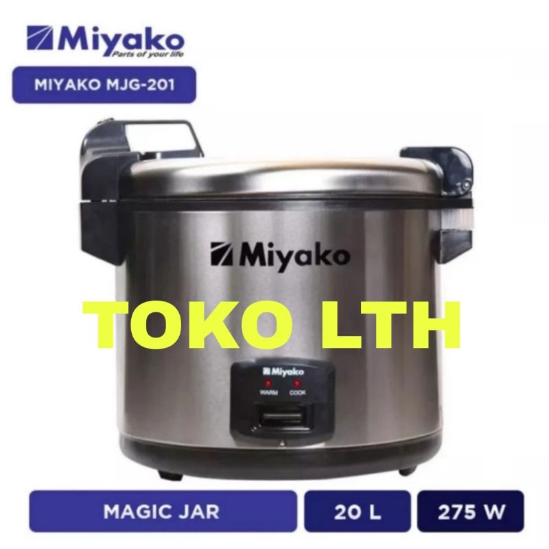 MAGIC JAR JUMBO 20 LITER MIYAKO MJG201 MJG 201 PEMANAS PENGHANGAT NASI WARMER