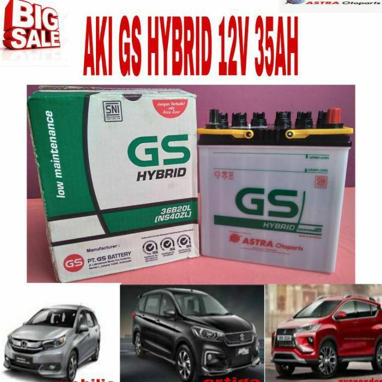 Aki Mobil Ertiga Mobilio Exspander Sigra Calya Gs Astra