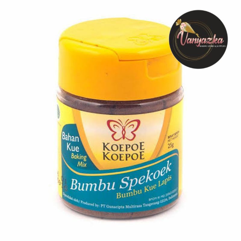 

Spekoek/Spikoek Bumbu Lapis Legit Koepoe Koepoe 25gr