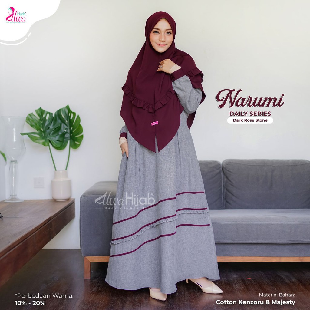 Alwa Hijab Narumi Gamis Set