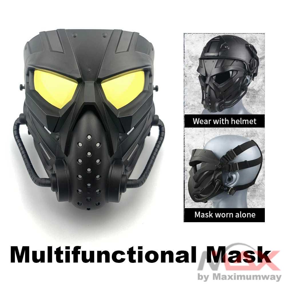 Topeng Airsoft Gun Paintball  Topeng Pelindung Airsoft Gun AGT Masker Topeng Airsoft Gun Paintball Anti Fog Model Alien - WST01