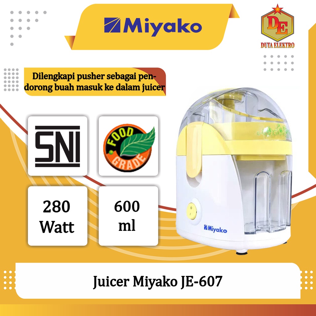 Juicer Miyako JE 607 Juice Extractor