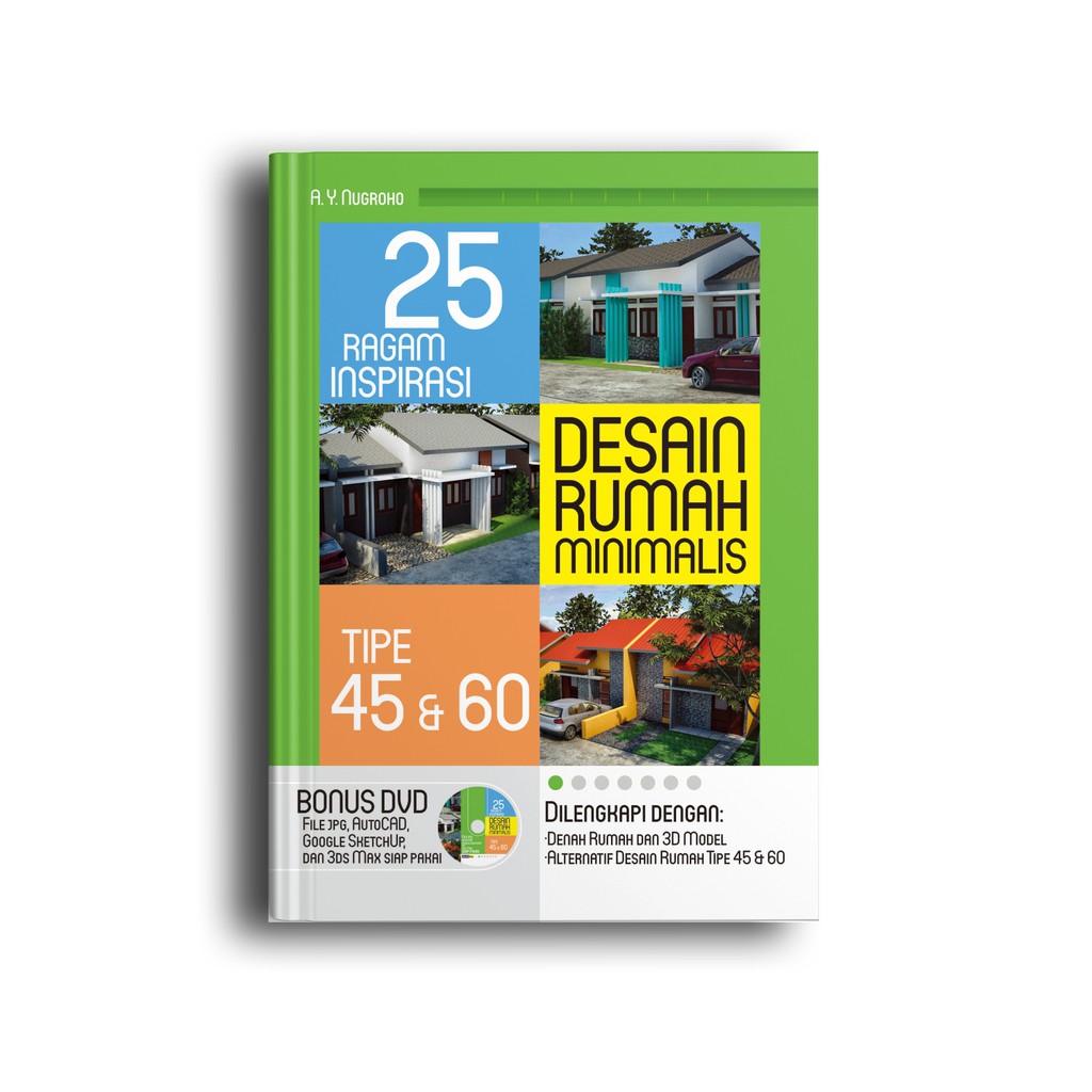 25 Ragam Inspirasi Desain Rumah Minimalis Tipe 45 60 Bonus DVD Shopee Indonesia