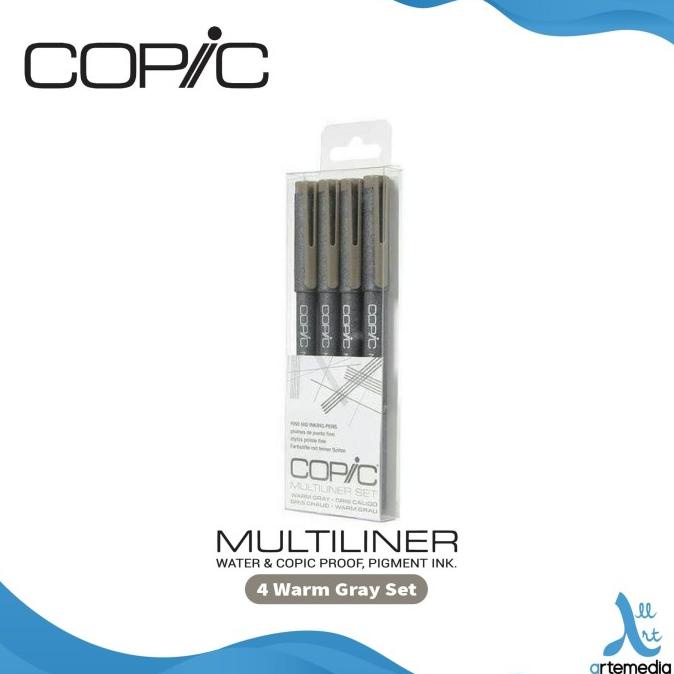 

Drawing Pen Copic Multiliner Warm Gray Set 4 ---READY---