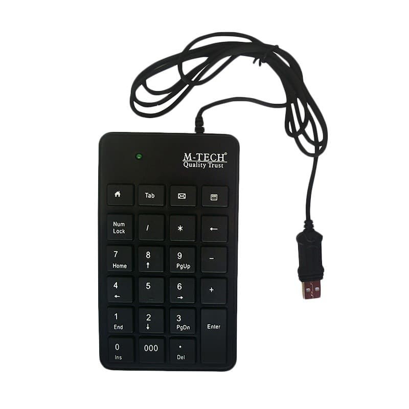 Keyboard numeric m-tech wired usb - Keypad numerik pad nomor angka