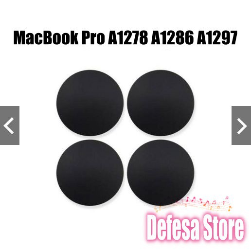 Rubber Feet Kaki Karet MacBookk Pro A1278 2009 - 2012 1Set/4Pcs