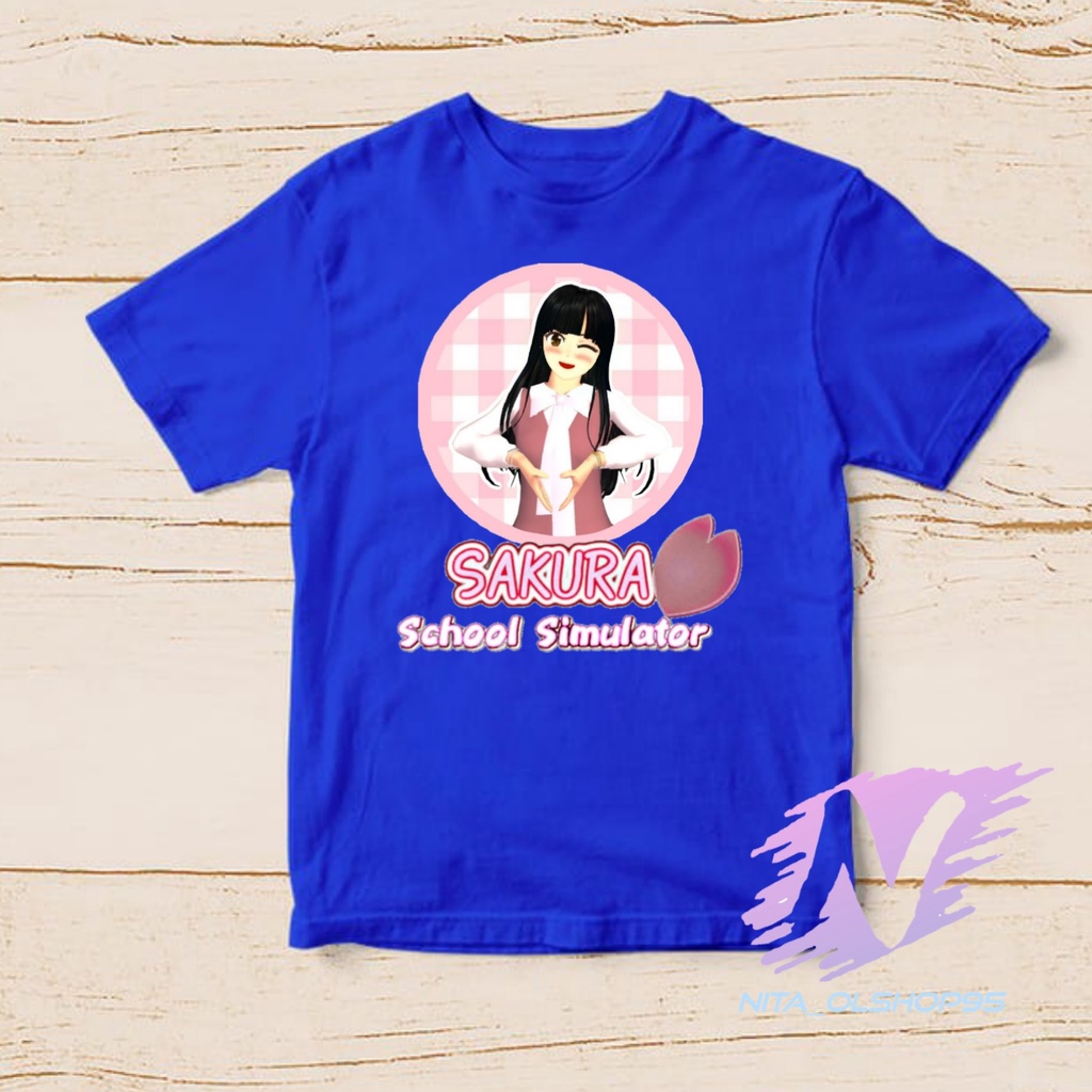 kaos sakura school simulator love kaos anak terlaris