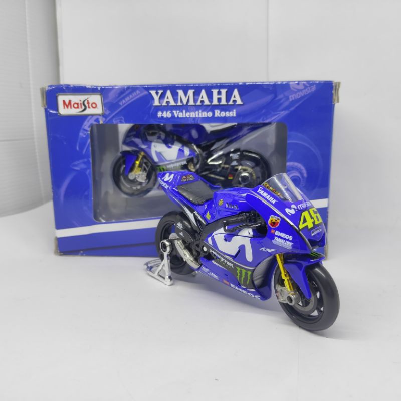 Diecast Miniatur Motor Yamaha MotoGP 2018 Maisto 1:18 Original Harga Murah