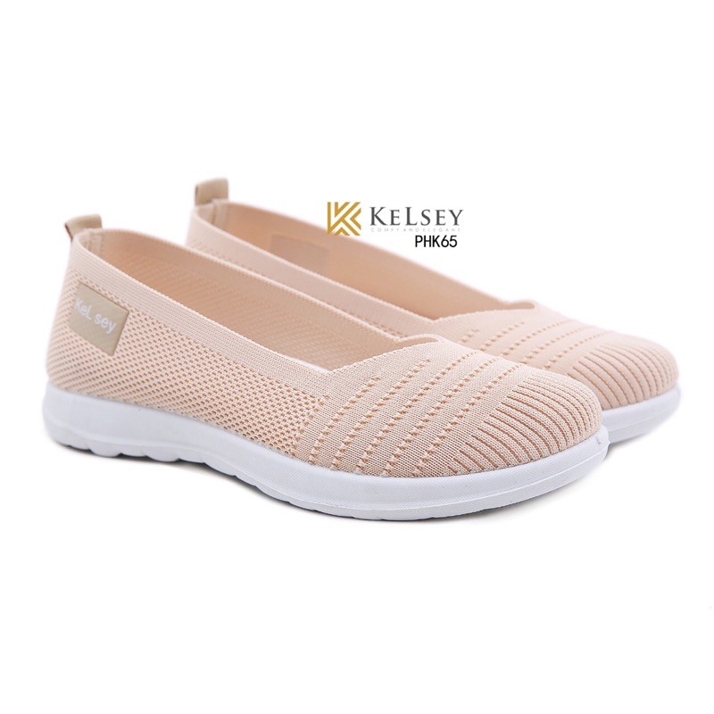 RESTOCK!!  NICOLE SEPATU SLIP ON KELSEY PHK65 Sepatu Wanita Import Slip On Soft Kanvas Elastis Anti Slip