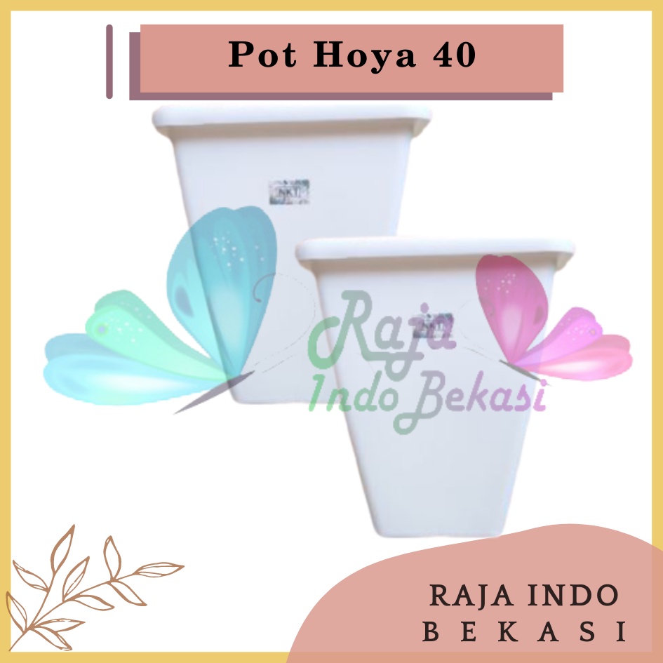 Pot Kotak Tinggi NKT HOYA 40 Putih Untuk Bunga Tanaman Pot Tinggi Plastik Hitam Besar 30 50 Cm Murah Besar Mirip Pot Tawon Pirus 30 35 Putih Pot Yogap 25 30 Tebal