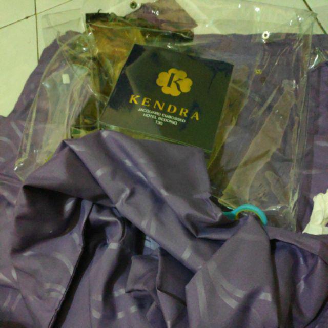 Sprei Kendra Polos Jaquard Emboss Hotel Bedding King Size 180